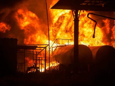 Сили оборони уразили нафтобазу на території рф  