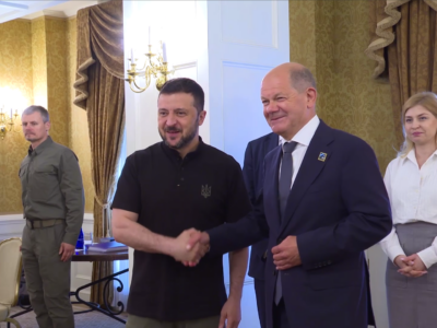 Президент України обговорив з канцлером Німеччини протидію КАБам  