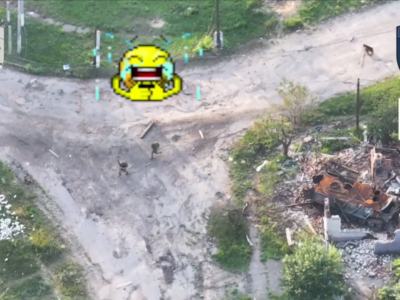 Бігли-бігли, сховалися, загинули — історія знайомства 2 окупантів і дрона  