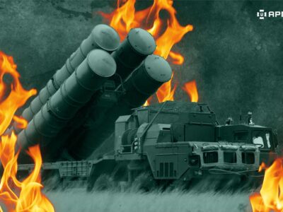 Завдяки Силам оборони під Ростовом горить зенітний ракетний комплекс С-300  