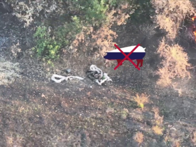 Прийшов, тікав, помер — наші дронарі показали типовий шлях окупанта на українській землі  