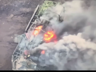 Північний флот, а горить, як Чорноморський — наші дронарі палко зустріли мурманських морпіхів  