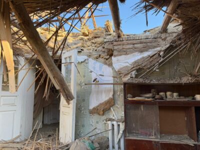 «Прилетіло» прямо в будинок: в ОВА показали наслідки атаки на Херсонщині  