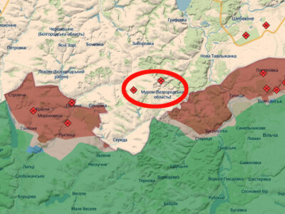 На стику ділянок: окупанти шукають місця для позицій у районі мурома на бєлгородщині  