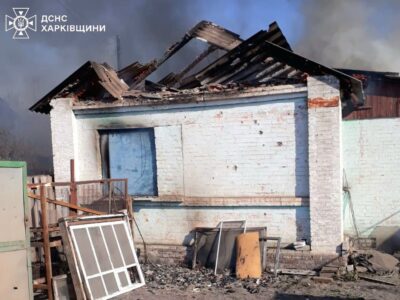 Північні околиці Харкова під масованими ворожими обстрілами: в області загинув чоловік, 7 людей постраждали  