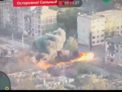 Безвідходна утилізація — наші дронарі на ходу здійснюють кремацію ворожого транспорту  