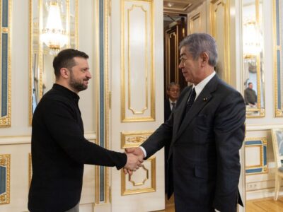 Президент обговорив із міністром закордонних справ Японії посилення співпраці між країнами  