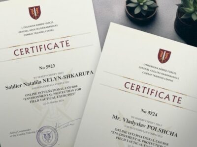 Українські військові опанували екологічні стандарти НАТО на курсах у Литві  