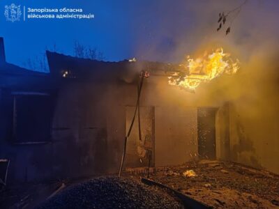 Окупанти завдали ракетного удару по Запоріжжю, в області зафіксовано 287 обстрілів  