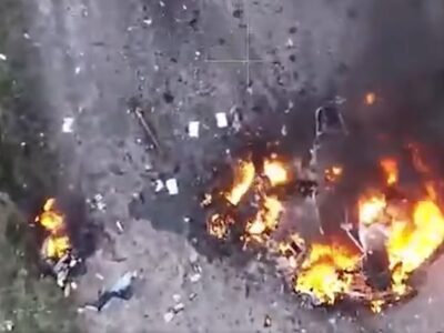 Техніка палає, вороги гинуть: кадри бойової роботи морпіхів на Курщині  