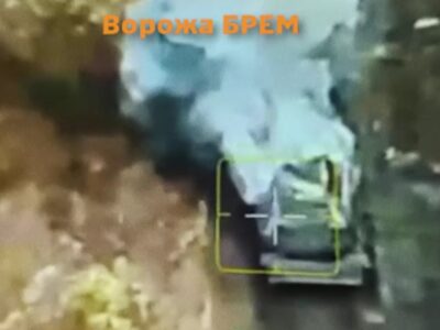 Третя штурмова так атакувала мобільне СТО росіян, що воно розлетілось на шмаття  