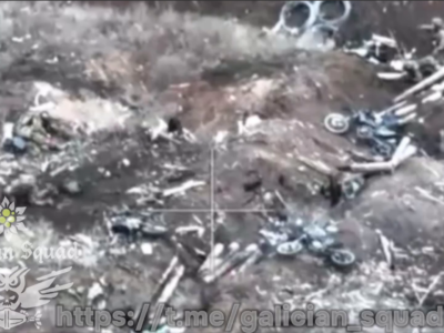 Дрони проти мотоциклістів — наші пілоти розбили російських «байкерів»  