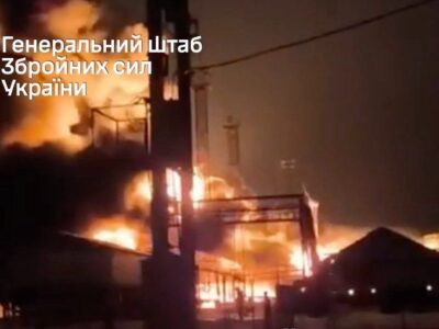 Сили оборони уразили нафтобазу, що забезпечувала паливом військовий аеродром «Енгельс-2»  