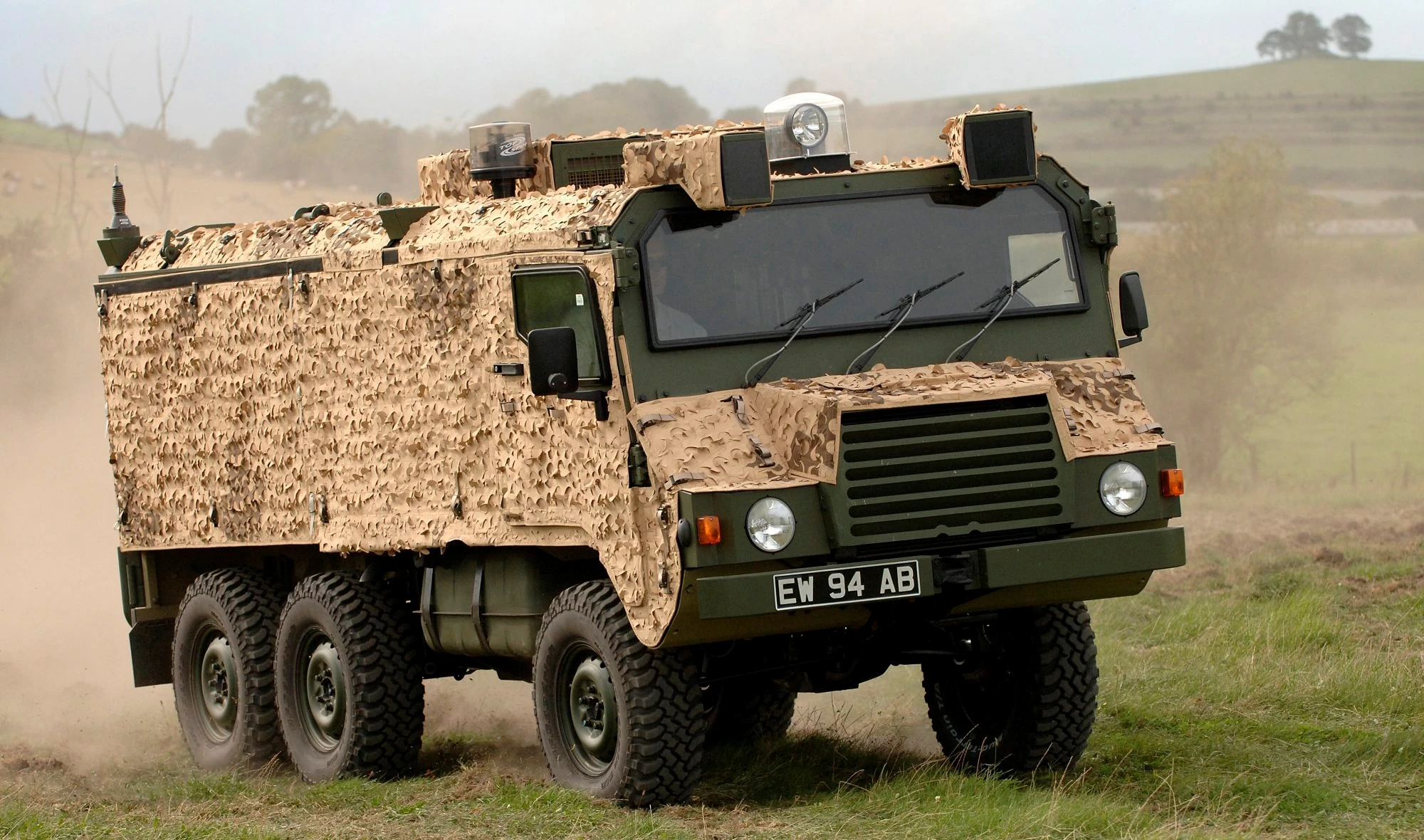 Бронеавтомобіль Pinzgauer Vector PPV 6×6 армії Великої Британії. Фото: BAE Systems