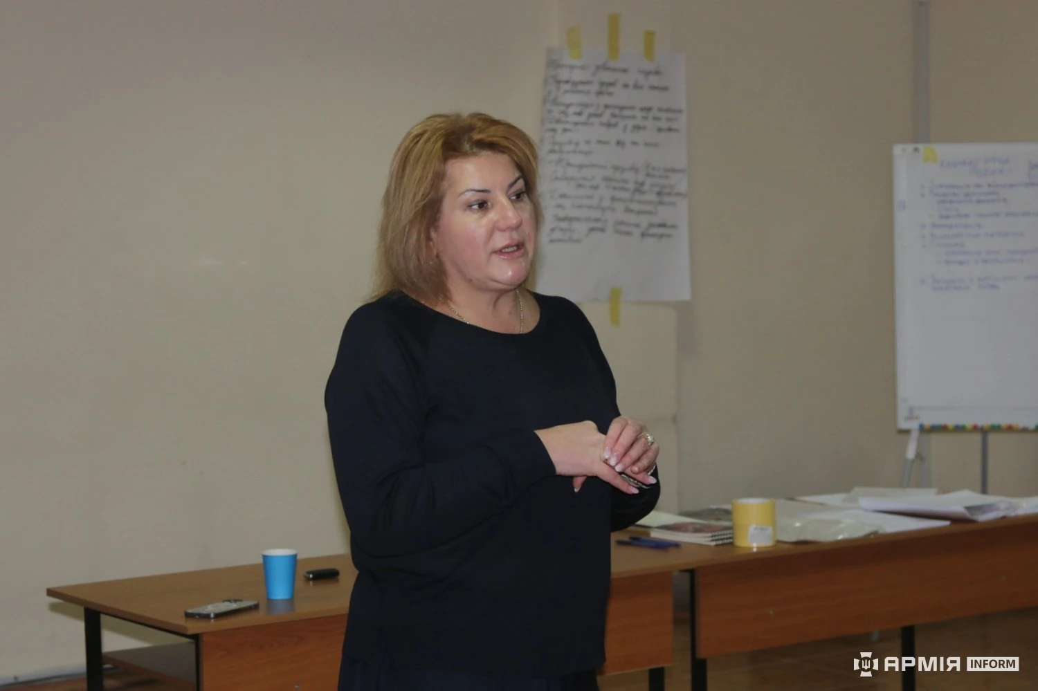 Головний консультант, заступник керівника Східного регіонального центру Координаційного штабу з питань поводження з військовополоненими Олена Матвієнко / Фото Олександра Шульмана