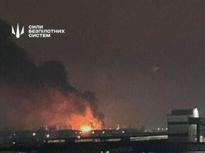 Наймасовіший удар по російських об’єктах: нафтобаза в Енгельсі знову охоплена полум’ям  