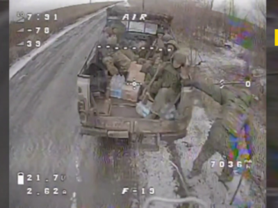 Спочатку дрон, а потім смерть — вибухова підбірка знищення ворожої піхоти  