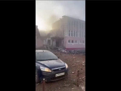 Нагородили ракетами — з’явилися кадри удару по скупченню російських морпіхів на Курщині  