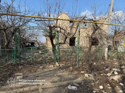 Окупанти майже 400 разів обстріляли Запорізьку область