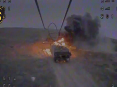 Один танк добре горить — на Донеччині безнадійний штурм росіян закінчився полум’ям  