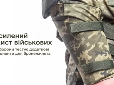 Посилений захист військових: Міноборони тестує додаткові компоненти для бронежилета  