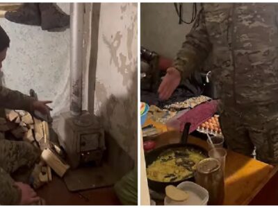 «Реальність без прикрас» — бійці ЗСУ провели «румтур» по своєму фронтовому помешканню