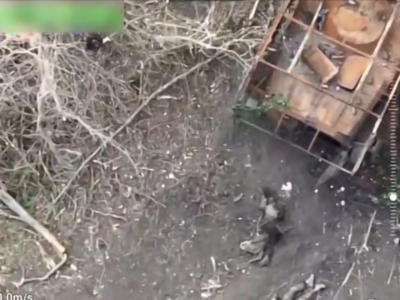 Психологічна атака — окупанти штурмували колоною на чолі з «жигулями»  