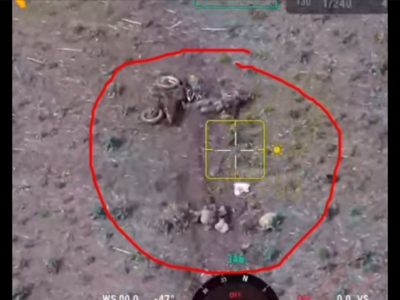 Їхали довго та швидко й померли в одну мить — FPV-дрон спіткав парочку російських штурмовиків  