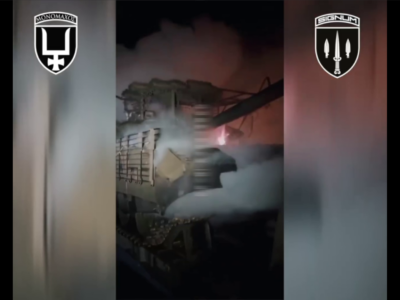 Проїхався з вогником — російський танк спалили прямо на тралі, який його віз  