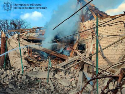 Армія рф обстріляла 9 населених пунктів Запоріжжя, є загиблий та поранені   