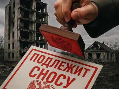 Окупаційна «допомога» — бульдозером: замість відбудови на Луганщині готують масовий знос  
