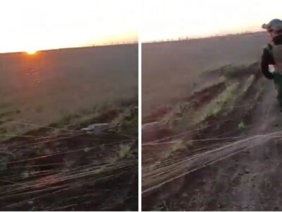 «Піймали карася на ліску»: бійці Сил оборони показали, як легко заплутатись на фронті в оптоволокні  