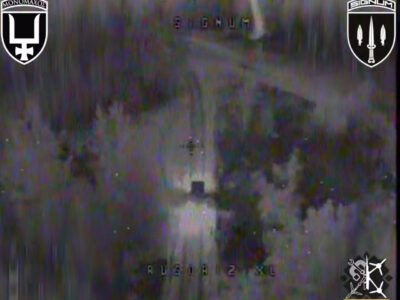 «Темрява — їхня територія полювання»: наші дронарі вночі викосили дві «буханки», легковик та важку вантажівку рф  