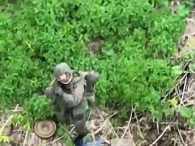 «Найпалкіші вітання» для окупанта з міною — українські дрони влаштували «вибуховий фініш» для російського «туриста»  