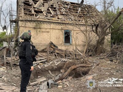 Унаслідок обстрілів рф на Донеччині зруйновано 68 цивільних об’єктів, 13 людей поранені  