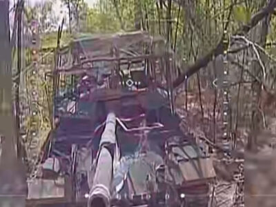 «Ні килим, ні „зеленка“ не допомогли»: нацгвардійці знищили два танки та міномет ворога  