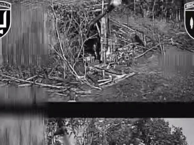 Влучання — прямо в ствол: на Лиманщині FPV-дрон знищив ворожу гармату в момент пострілу  