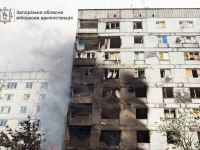 Противник майже 600 разів за добу атакував мирних мешканців Запоріжжя  