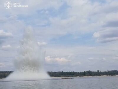 У Запоріжжі сапери знищили бойову частину «Шахеда», який впав у Дніпро  