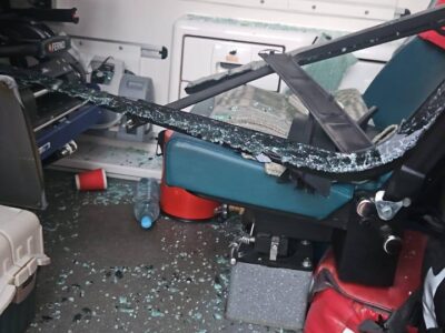 У Києві пошкоджені 5 автомобілів «швидкої», які вночі виїжджали до постраждалих  