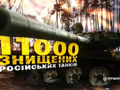 11 тисяч танків втратила російська армія від початку вторгнення в Україну  