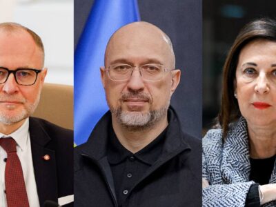 Денис Шмигаль подякував Латвії за бронемашини, а Іспанії — за підтримку у захисті неба  