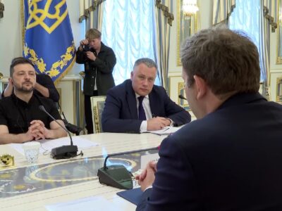 Володимир Зеленський та міністр фінансів Німеччини обговорили посилення ППО та виробництво дронів
