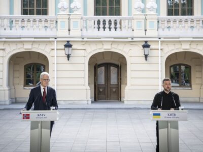 Президент обговорив з прем’єр-міністром Норвегії потреби в обороні, санкції проти рф та гарантії безпеки  