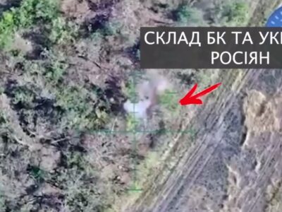 «Вибухало видовищно, горіло довго»: окупант намагався загасити ганчіркою палаючий склад з БК  