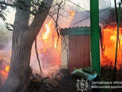 Ворог завдав 584 удари по Запорізькій області