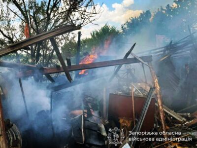 Окупанти за добу понад 570 разів атакували Запорізьку область  