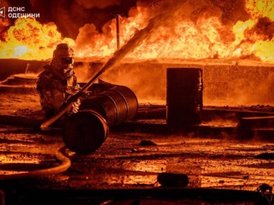 Ворог атакував Одещину, загорівся об’єкт паливно-енергетичної інфраструктури  
