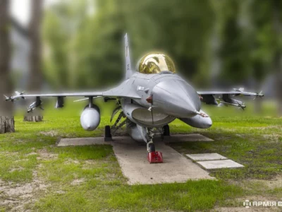 Винищувач F-16 і танк M1 Abrams стали експонатами Музею війни Національного університету оборони України  