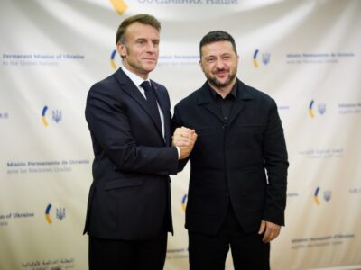 Посилення санкцій і кроки у відповідь на російську ескалацію: зустріч Президентів України та Франції  